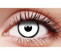 ColourVUE Crazy Lens White Zombie Daily Disposable 14 mm Contact Lens