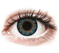 Graduación : -0.75, Radio: 8.60, Diámetro: 14.20 ColourVue One Day TruBlends Blue - graduadas (10 lentillas)