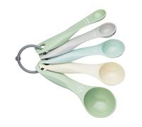 Colourworks Juego de Cucharas Medidoras, 5 Cucharas para Medir Alimentos, Plástico Duradero, Resistente a las Manchas y Apto para Lavavajillas, Color Clásico