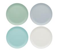 Colourworks platos hondos de melamina, 23 cm, multicolor, juego de 4