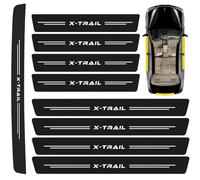 COLOYO 9 Protectores de umbral de Puerta de Fibra de Carbono for Niss-an X-Trail, Protectores de Parachoques Trasero, Tiras de moldura Resistentes a arañazos, Accesorios de Estilo.