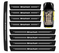 COLOYO 9 Protectores de umbral de Puerta de Fibra de Carbono for Volks-wagen Sharan, Protectores de Parachoques Trasero, Tiras de moldura Resistentes a arañazos, Accesorios de Estilo.