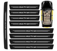 COLOYO 9 Protectores de umbral Puerta Fibra Carbono for Volks-wagen Multivan, Parachoques Trasero, Tiras moldura Resistentes a arañazos, Accesorios Estilo