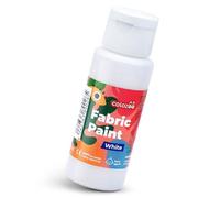 colozoo Pintura textil blanca 60ml lavable a máquina alta cobertura
