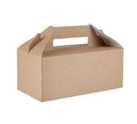ColPac - Cajas reciclables de papel kraft (tamaño pequeño, 125 unidades)
