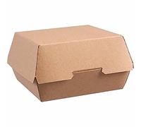 ColPac ge803 desechables papel Kraft cajas de hamburguesa, Large (Pack de 250)