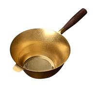 Colpo de té de acero inoxidable - infusor con filtro | Mezclador de té de hojas sueltas | Difusor de malla fina con mango de madera, ideal para café, zumo, teteras, tazas, restaurantes y campings