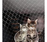 Colrid Red para Gatos para balcón, Red para Gatos Terraza 4x3m + Malla para Balcon Transparente Antipájaros - Nylon Multifilamento Duradero, Fácil Instalación, Protección Antipalomas y Mascotas