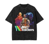 COLseller Camiseta ARC Raiders con Efecto Vintage Desgastado | Estampado Gráfico Retro para Gamers Y Fans (2,S)