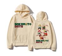 COLseller Sudadera Anime Sakamoto Days | Estampado Gráfico para Cosplay | Estilo Harajuku Unisex De Manga Larga (1,XXL)