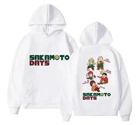COLseller Sudadera Anime Sakamoto Days | Estampado Gráfico para Cosplay | Estilo Harajuku Unisex De Manga Larga (6,XXL)