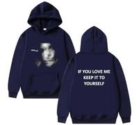 COLseller Sudadera Ethel Cain Merch Oversized Unisex | Hoodie con Estampado Tour | Loose Fit para Mujer Y Hombre (Azul Marino,3XL)