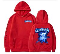 COLseller Sudadera The Offspring Supercharged | Sudadera con Capucha Oficial | Estampado Gráfico Unisex (Rojo,L)