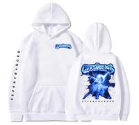COLseller Sudadera The Offspring Supercharged | Sudadera con Capucha Oficial | Estampado Gráfico Unisex (Blanco,XL)