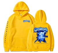 COLseller Sudadera The Offspring Supercharged | Sudadera con Capucha Oficial | Estampado Gráfico Unisex (Amarillo,S)