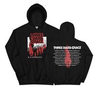 COLseller Sudadera Three Days Grace Alienation | Estampado Gráfico Streetwear | Unisex Oversized (1 Negro,M)