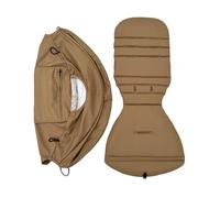 Colu Kid Cojín y toldo para asiento de cochecito de bebé compatible con Babyzen YOYO 2 y YOYO+, kit de repuesto de accesorios para cochecito, tela impermeable de doble capa (color café)