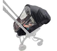 Colu Kid Funda impermeable para cochecito compatible con Doona X, i y Doona+ para asiento de coche y cochecitos, impermeable, resistente al viento, transpirable con cremallera ancha y agujeros de