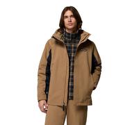 COLUMBIA Abrigo 3 en 1 con forro polar desmontable. Color Marrón/Negro