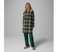 Columbia - Abrigo sherpa largo Wildest Venture™ - Verde - Talla L - Mujer