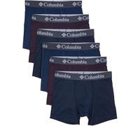 Columbia Amazon Exclusive 6 Pack Performance Boxer Brief Ropa Interior de Hombres, Dark Mountain Grey/Dark Cherry/Navy, 3XL (Pack de 6)