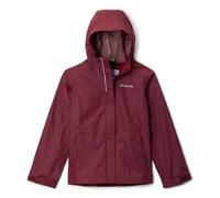 Columbia Arcadia II Chaqueta, Impermeable con Omni-Tech, Transpirable, Forro de Malla, Capucha Ajustable, Bolsillos con Cremallera, Detalle Reflectante - Juvenil Niñas