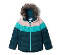 Columbia Arctic Blast Jacket, Chaqueta De Esquí para Niñas, Night Wave/Bright Aqua/Dusty Pink, Talla S