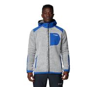 Columbia Arctic Crest Sherpa - Chaqueta de cremallera completa para hombre, color azul montaña/blanco, talla S