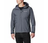 Columbia Ascender Hooded Softshell Jacket, Chaqueta De Softshell Cortavientos para Hombre, Graphite, Talla S