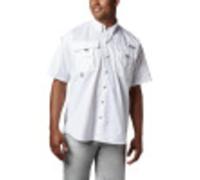 Columbia Bahama II - Camisa de Manga Corta para Hombre Bahama II, Hombre, 1011651, Blanco, L