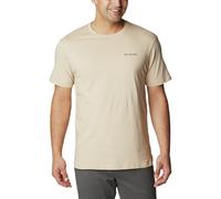 Columbia Barton Springs-Camiseta gráfica de Manga Corta, Fossil Antiguo, M para Hombre
