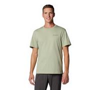 Columbia Barton Springs-Camiseta gráfica de Manga Corta, Safari/Negro, L para Hombre