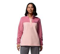 Columbia Benton Springs 1/2 Snap Pull Over II para mujer, Arena rosa/roseta, XL