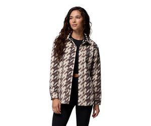 Columbia Benton Springs - Chaqueta camisera 2 para mujer, chaqueta de vellón, color piedra oscura/sarga, talla XL