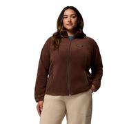 Columbia Benton Springs - Chaqueta con cremallera completa para mujer, Tabaco, M