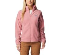 Columbia Benton Springs Chaqueta de Forro Polar con Cremallera Completa, Agave Rosa, XXL para Mujer