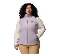 Columbia Benton Springs - Chaqueta de forro polar con cremallera completa para mujer, color morado (Shale Purple), talla S