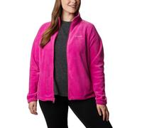 Columbia Benton Springs Full Zip Chaqueta de Forro Polar, Fucsia, 1X para Mujer