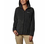 Columbia Benton Springs Full Zip Chaqueta de Forro Polar, Gris Carbón Jaspeado, S Chiquita Mujeres