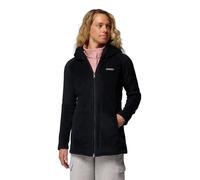 Columbia Women's Benton Springs II Long Hoodie Chamarra de Forro Polar, Negro, XL para Mujer