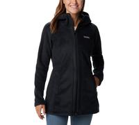 Columbia Women's Benton Springs II Long Hoodie Chamarra de Forro Polar, Negro, XL para Mujer