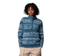 Columbia Benton Springs Printed Half Snap para Mujer, Forro Polar, sin Cierre, Everblue Deschutes Days, XL