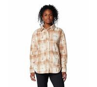 Columbia Benton Springs Shirt Jacket II Chaqueta con Forro, Camel Brown Omblur, XS para Mujer