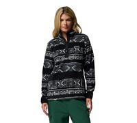 Columbia Benton Springs - Sudadera Estampada de Forro Polar para Mujer, Color Negro Deschutes Days, Talla L