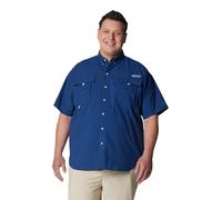 Columbia PFG Bahama II - Camisa de Manga Corta para Hombre, Carbon, Large