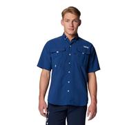 Columbia Big and Powerful Bahama II UPF 30 - Camiseta de Pesca de Manga Corta para Hombre, Carbono, Large