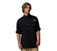 Columbia PFG Bonehead Short Sleeve Shirt Camisa de Manga Corta, Negro, XL para Hombre