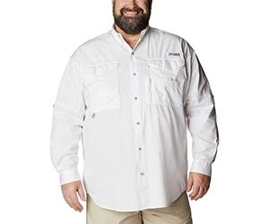 Columbia Bonehead Short Sleeve Shirt Camisa, Hombre, Blanco, XXL