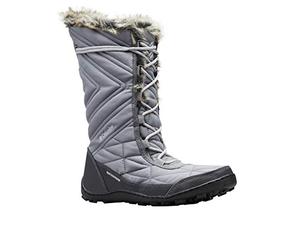 Columbia Botas de nieve Minx Mid Iii para mujer, First Generation Titanium Grey Steel Grey Ice, 37 EU