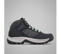 Columbia Women's Transverse Hike Waterproof, Waterproof Mid Rise Trekking and Hiking Boots, Black/Sage Leaf, 9